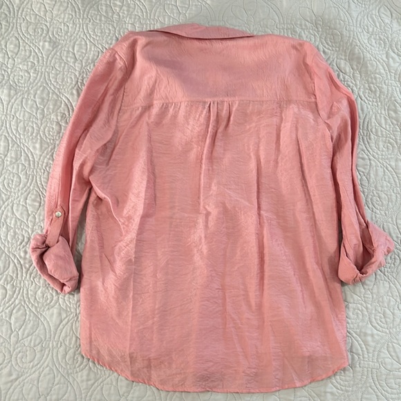 Roz & Ali blouse with 3/4 roll sleeves size XL - Picture 4 of 7